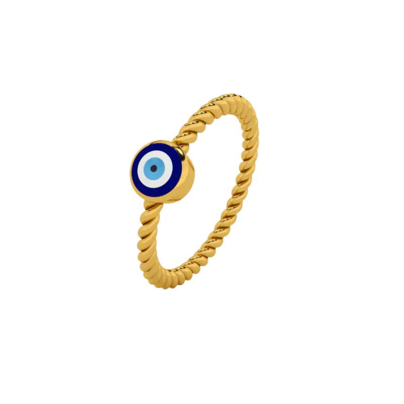 The Evil Eye Roped Elegance Ring™